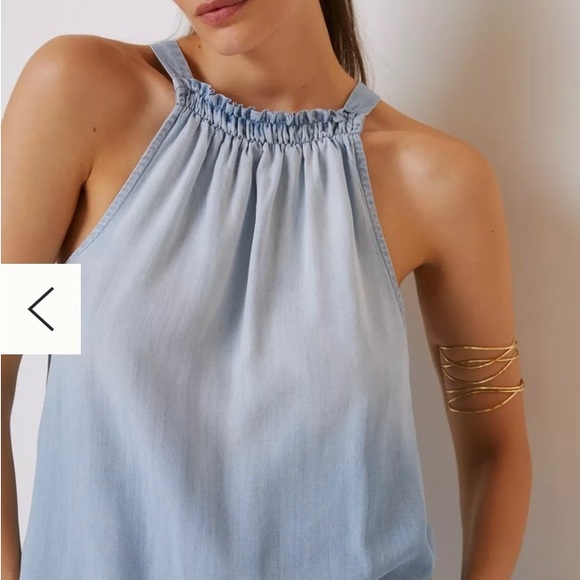 Anthropologie Cloth and Stone Ombré Halter top - Picture 4 of 7